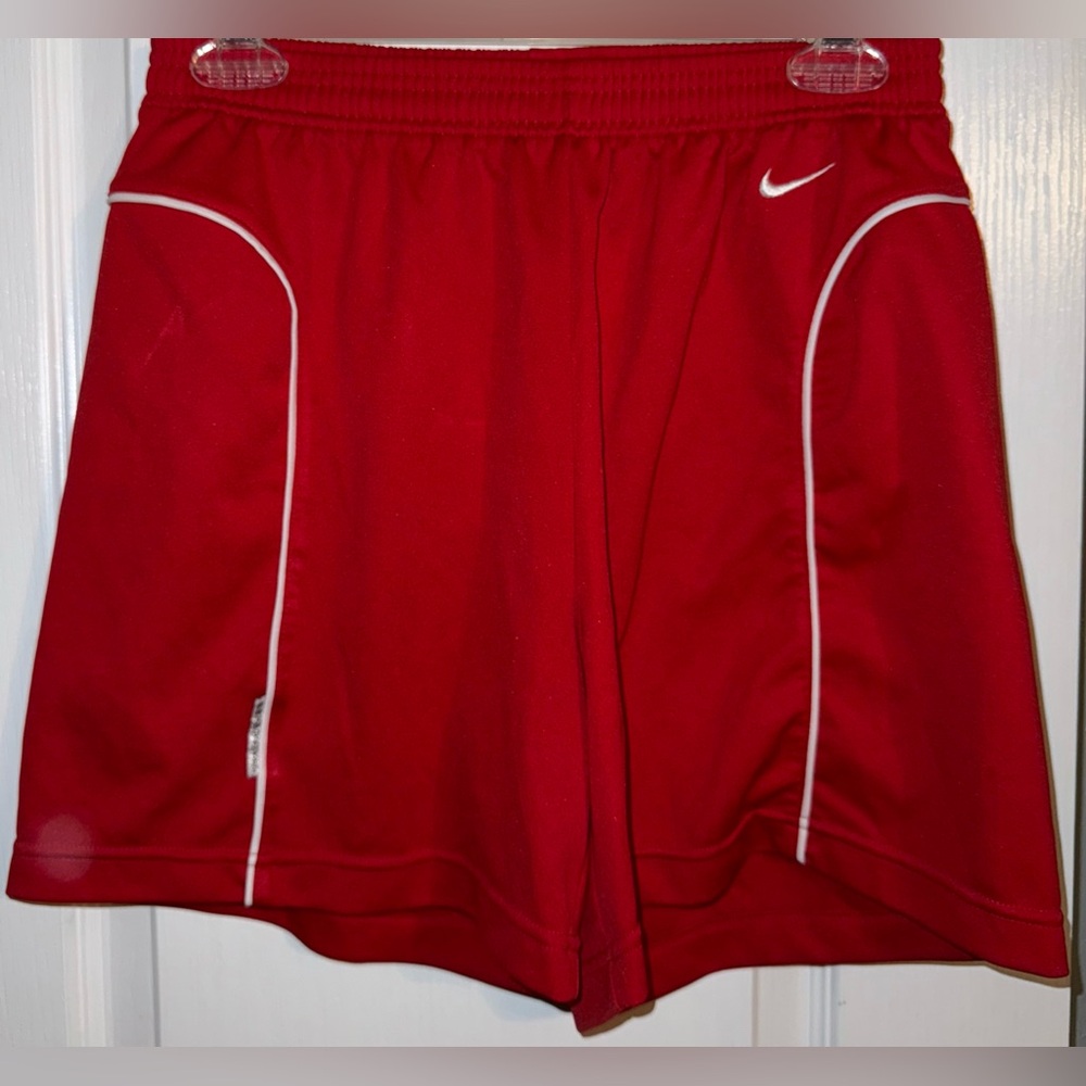 Nike Red Soccer Athletic Shorts Size S